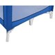 preview thumbnail 3 of 3, Fabric Covered Metal Crib Yard with Mesh Design, Blue