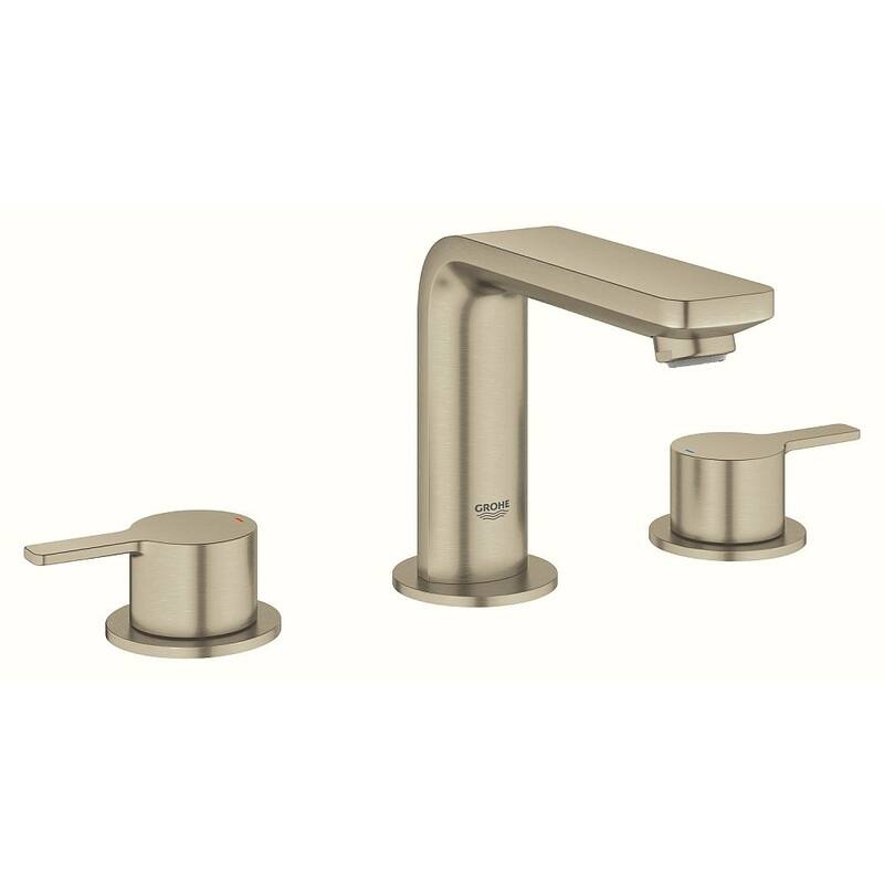 Grohe Lineare M-Size Bathroom Faucet with Fixed Spout - Brushed Nickel