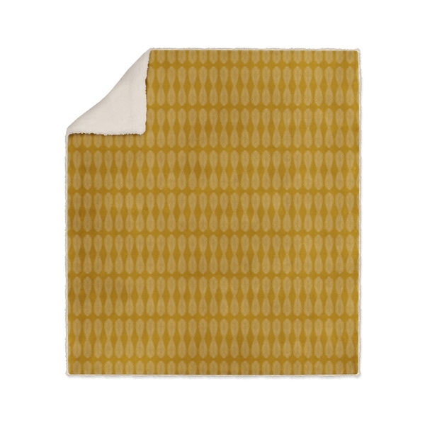 FRONDS GOLD Sherpa Comforter By Kavka Designs. Opens flyout.