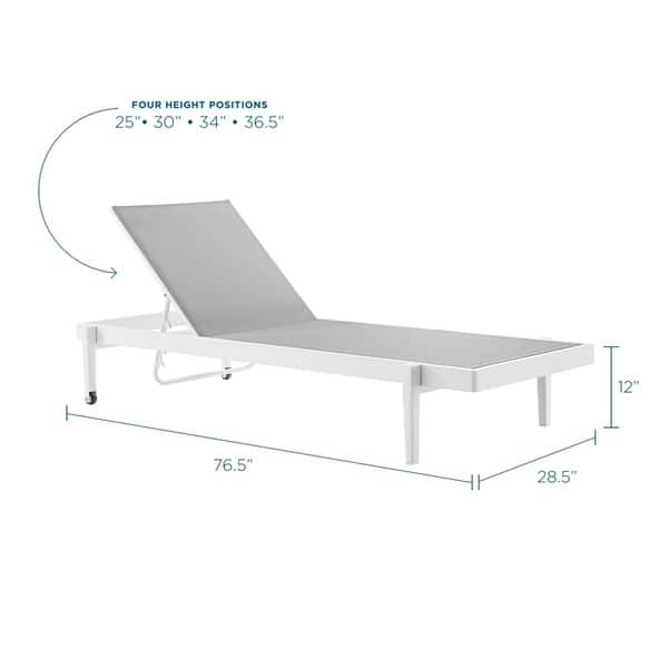 Shop Charleston Outdoor Patio Chaise Lounge Chair Free Shipping