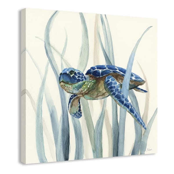 Turtle in Seagrass II - Overstock - 30383769
