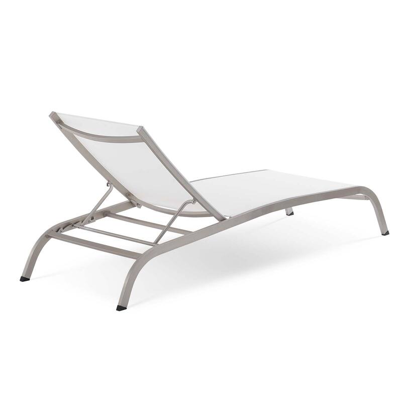 Havenside Home Wendu Outdoor Patio Mesh Chaise Lounge (Set of 2)