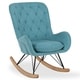 preview thumbnail 20 of 25, Avenue Greene Pierce Rocker Chair Blue