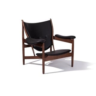 Edwin Stylish Chair with PU Upholstery in black colour - Bed Bath ...