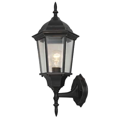 1 Light Outdoor Wall Lantern in Imperial Black
