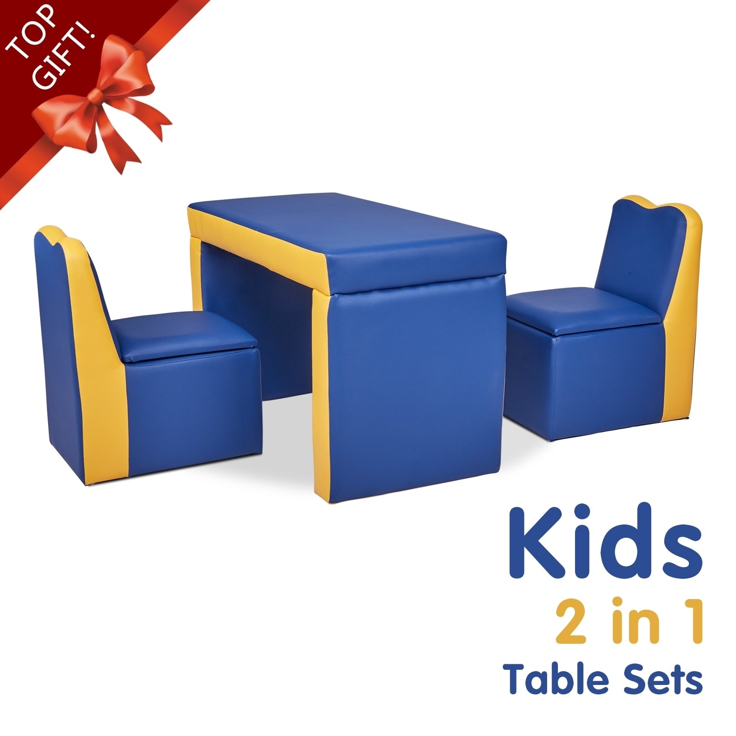 Shop Kitness Kids Sofa 2 In 1 Multi Functional Kids Table Chair