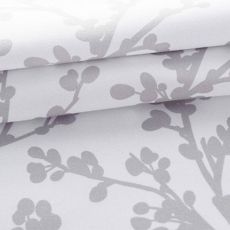 DriftAway Sarah Floral Tree Branch Pattern Blackout Window Curtain Valance - 52'' width x 18'' length - 52'' width x 18'' length