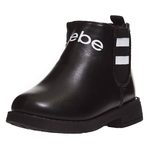 Bebe Toddler Girls Ankle Boots With Straps Fur Cuffs Slip On Shoes Overstock