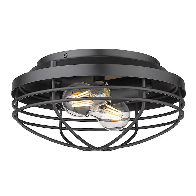 Seaport Flush Mount - 12 Dia x 6 H - 12 Dia x 6 H