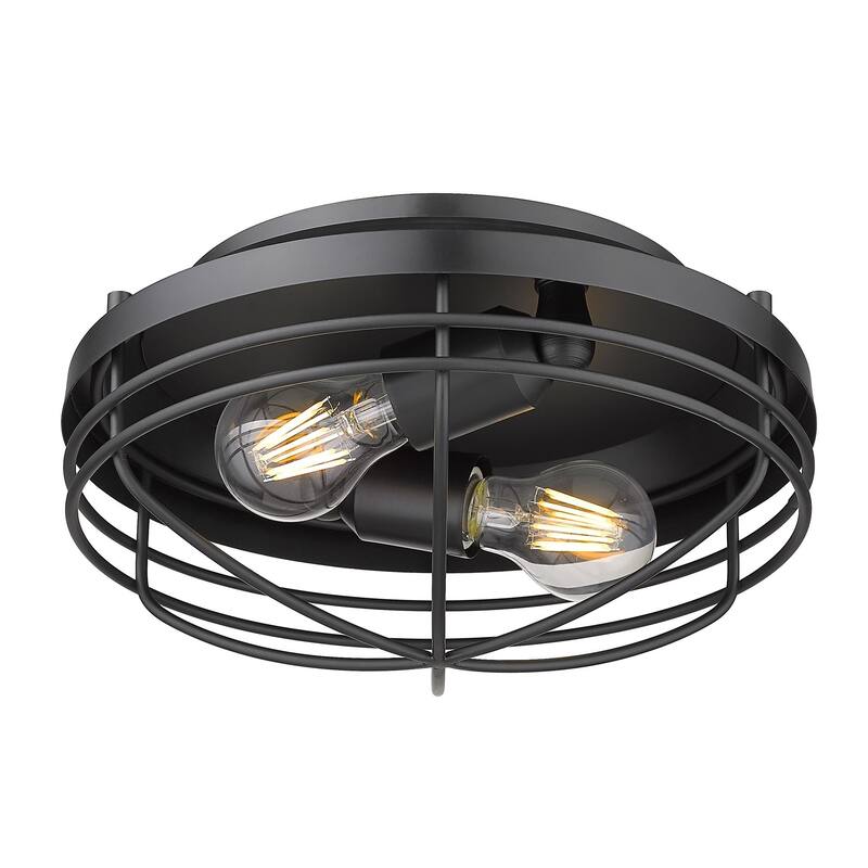 Seaport Flush Mount - 12 Dia x 6 H - 12 Dia x 6 H