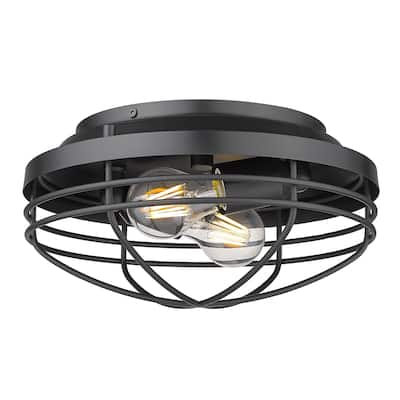 Seaport Flush Mount - 12 Dia x 6 H - 12 Dia x 6 H