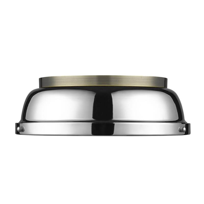 Duncan Flush Mount - 14 Dia x 4.25 H - 14 Dia x 4.25 H