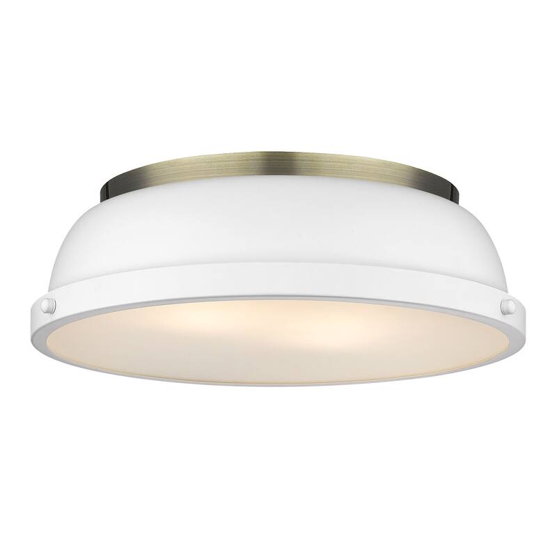 Duncan Flush Mount - 14 Dia x 4.25 H - 14 Dia x 4.25 H