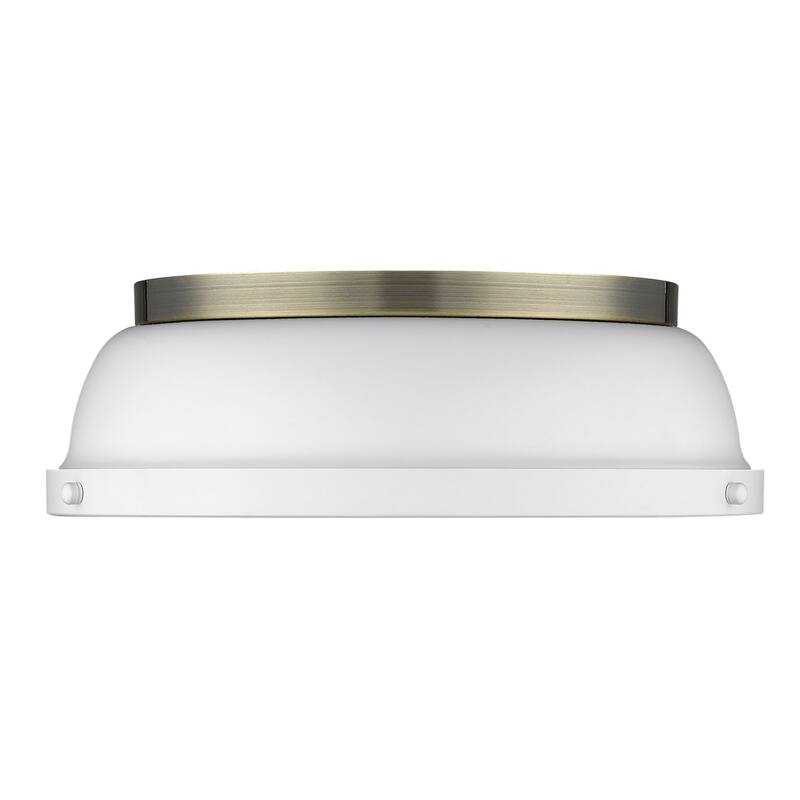 Duncan Flush Mount - 14 Dia x 4.25 H - 14 Dia x 4.25 H