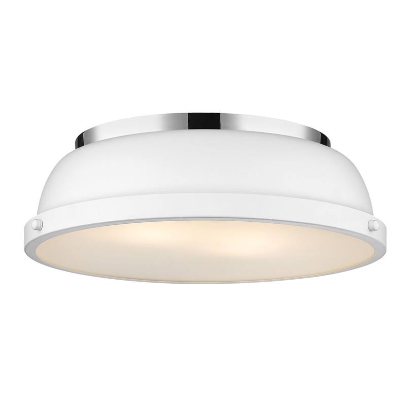 Duncan Flush Mount - 14 Dia x 4.25 H - 14 Dia x 4.25 H