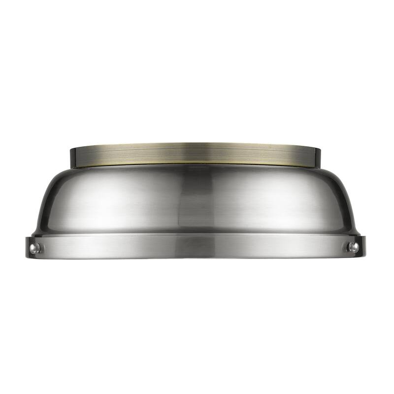Duncan Flush Mount - 14 Dia x 4.25 H - 14 Dia x 4.25 H