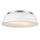 Option Pewter with Matte White Shade
