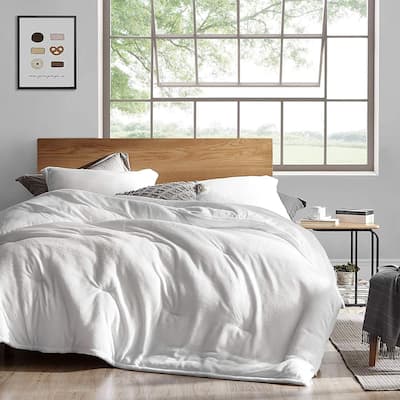 Coma Inducer Oversized Comforter Set - Touchy Feely - White