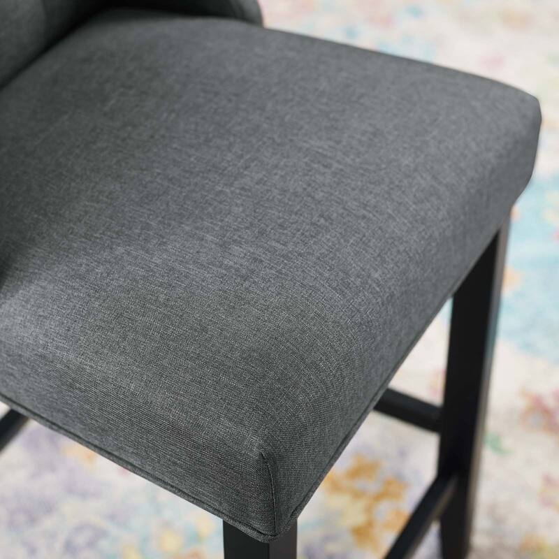 Copper Grove Ninh Button-tufted Upholstered Counter Stool