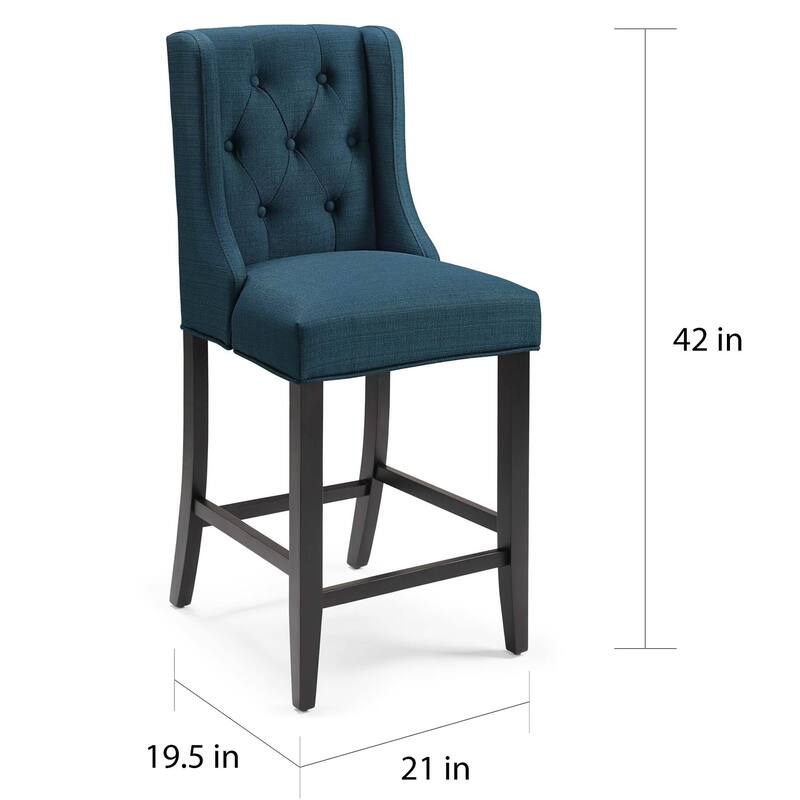 Copper Grove Ninh Button-tufted Upholstered Counter Stool