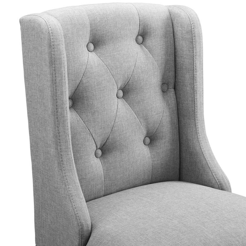 Copper Grove Ninh Button-tufted Upholstered Counter Stool