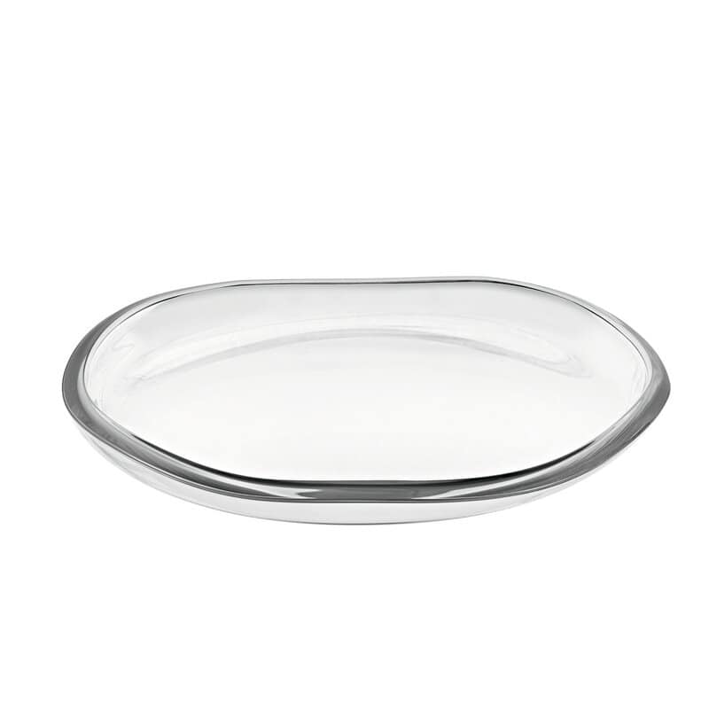 Majestic Gifts Inc. European Glass Tray / Plate13.5" Diameter Bed