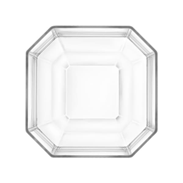 Majestic Gifts Inc. European Glass Centerpiece Octagon Bowl/Tray-13" D