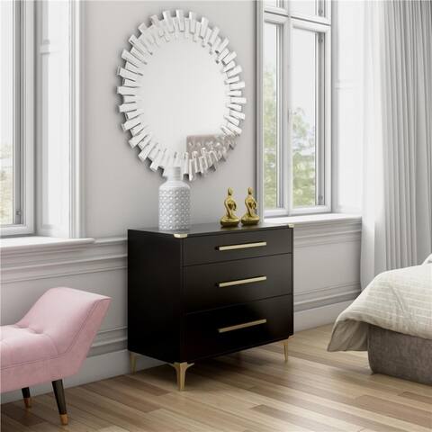 CosmoLiving by Cosmopolitan Karissa 3-Drawer Dresser