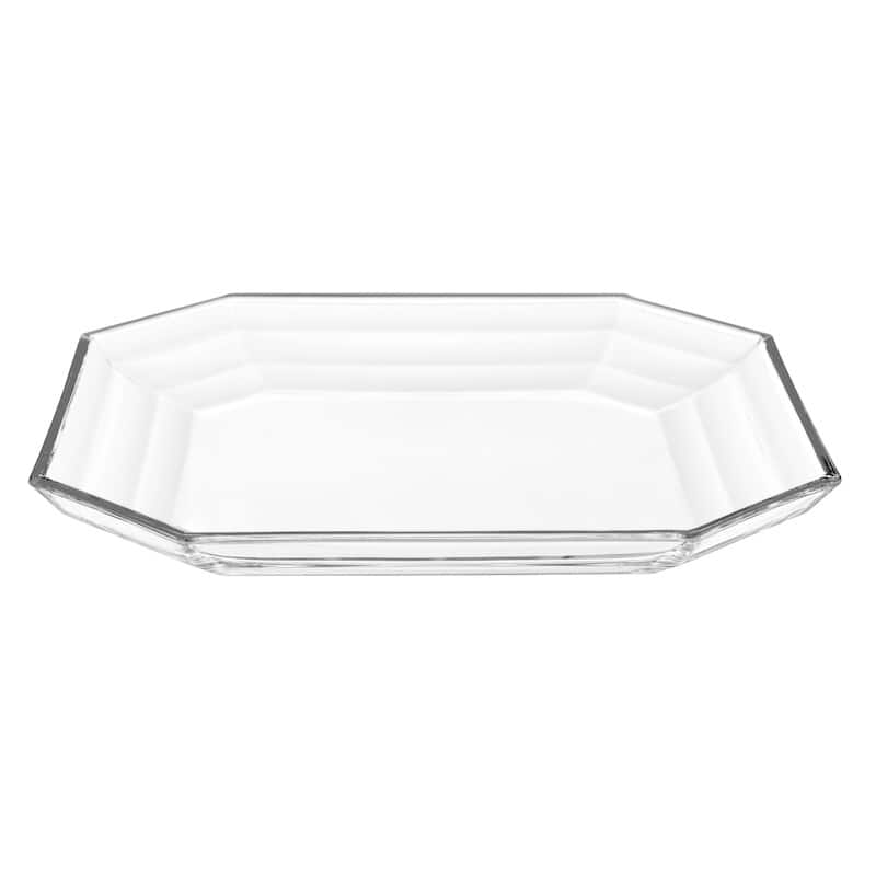 Majestic Gifts Inc. European Glass Octangular Plate-10"D-Set/6