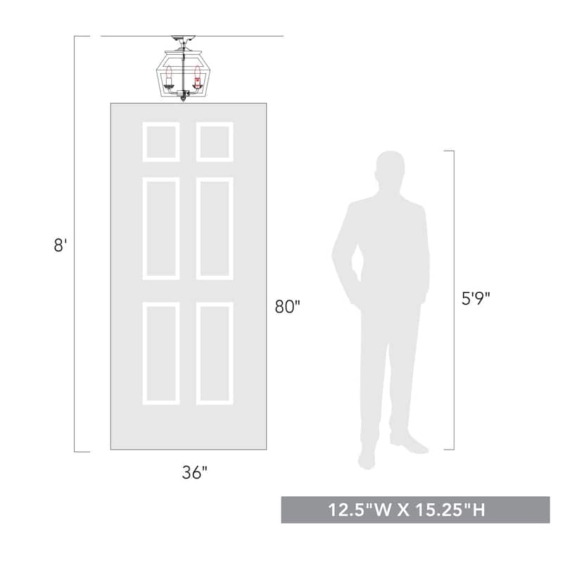 Haiden Semi-Flush
