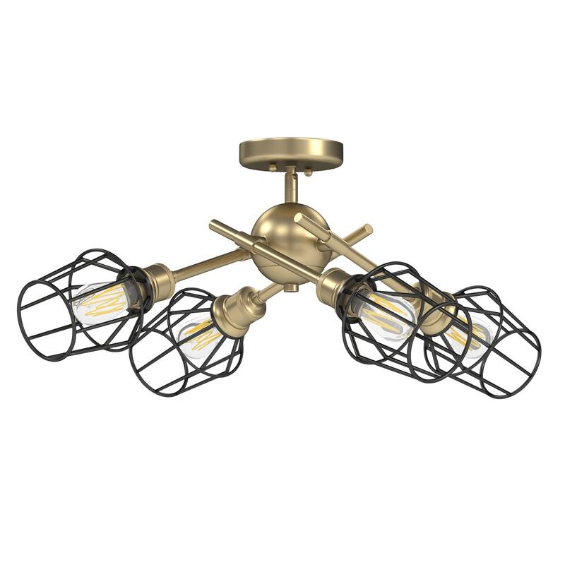 Carbon Loft Lissek Semi-flush Sputnik Chandelier
