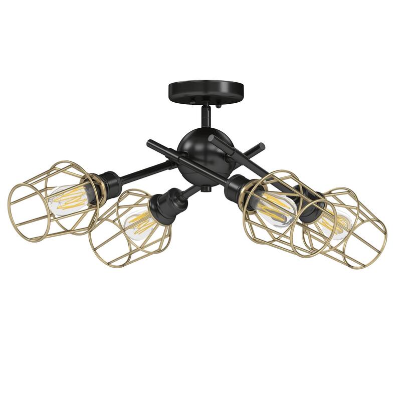 Carbon Loft Lissek Semi-flush Sputnik Chandelier