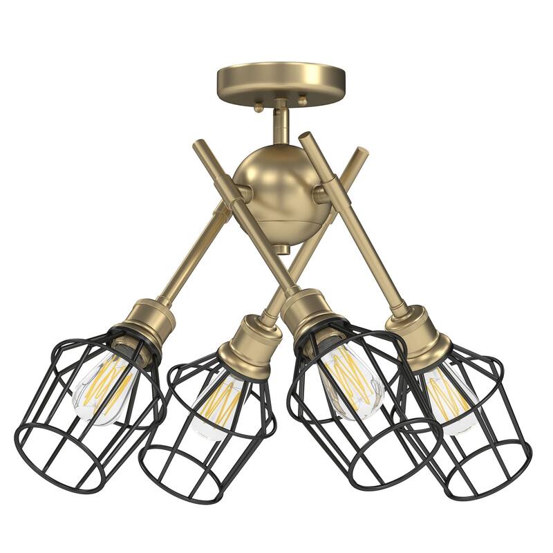 Carbon Loft Lissek Semi-flush Sputnik Chandelier