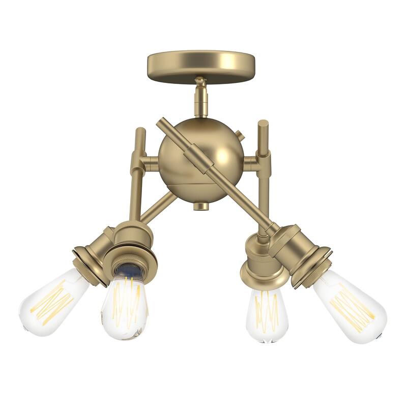 Carbon Loft Lissek Semi-flush Sputnik Chandelier