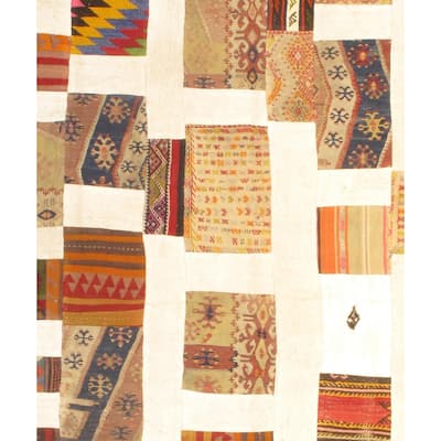 Pasargad DC Ivory Turkish Patchwork - 8' x 10'