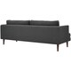 preview thumbnail 12 of 22, Agile Upholstered Fabric Sofa and Armchair Set
