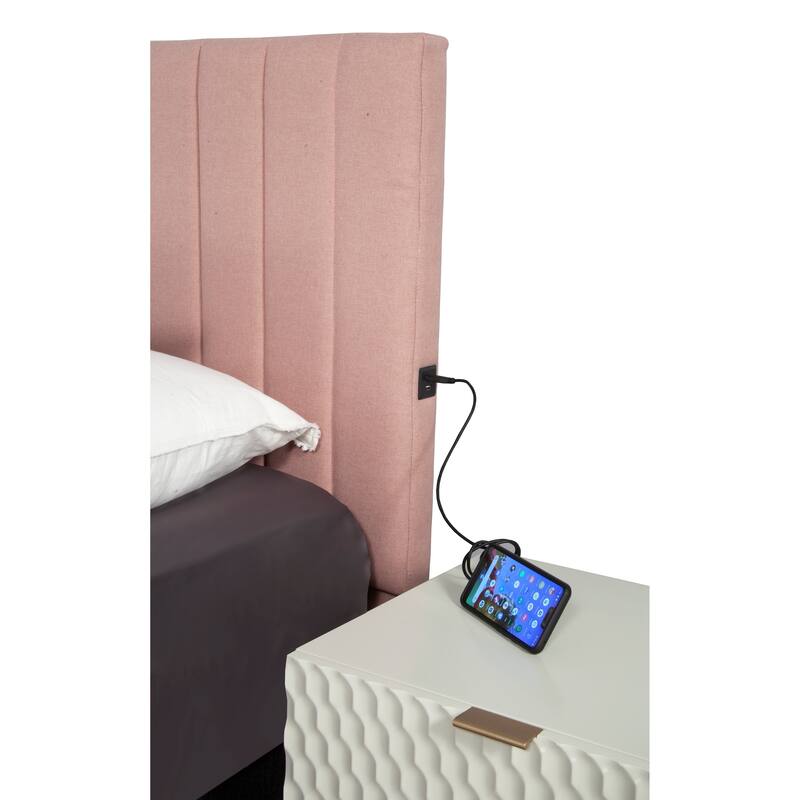 Copper Grove Chambeshi Channel-tufted Bed