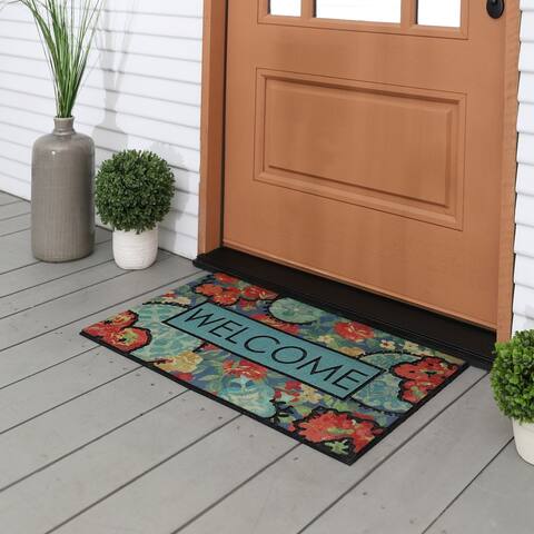 Mohawk Doorscapes Ethereal Floral Door Mat - 1'6" x 2'6"