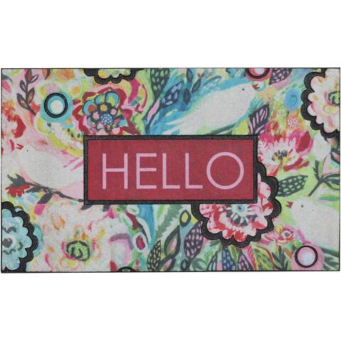 Mohawk Doorscapes Soulful Birds Door Mat - 1'6" x 2'6"