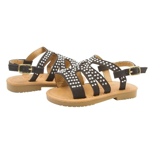 Sara Z Toddler Girl Toddler Girl Nubuck Sandals Rhinestones