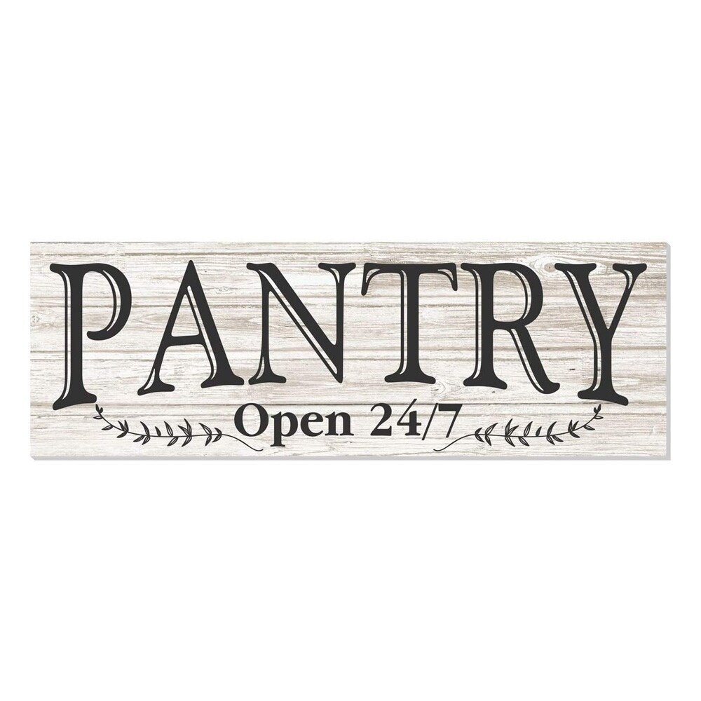 COFFEE BAR open 247  handmade decoration wood sign  white with black font  farmhouse  shabby chic  heart