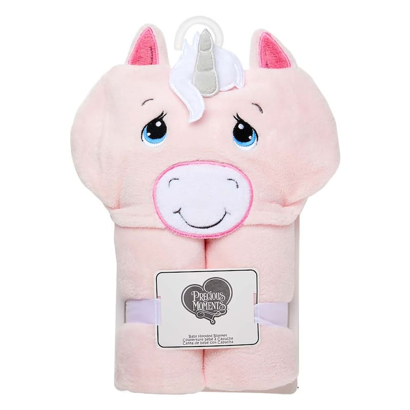 Precious Moments Hooded Baby Blanket