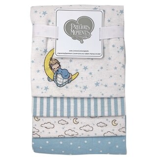 Precious Moments Applique 4 Piece Baby Receiving Blankets