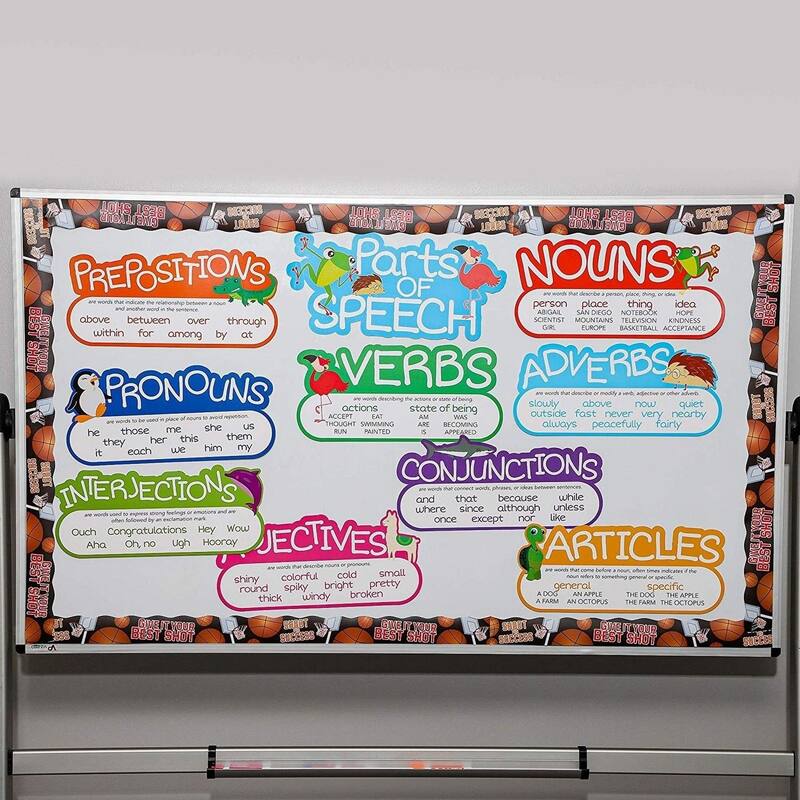 Juvale 6 Rolls Bulletin Board Sports Scalloped Border Classroom Decoration