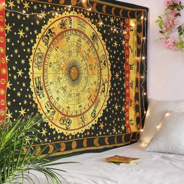 Shop Zodiac Mandala Tapestry Hippie Dorm Decor Indian Handmade