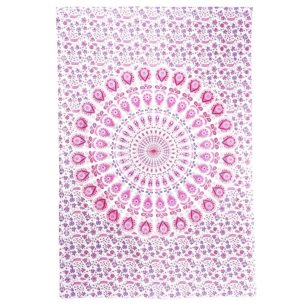 Mandala Tapestry Indian Wall Hanging Hippie Twin Bedspread Bohemian Dorm Decor Bedding Tapestry