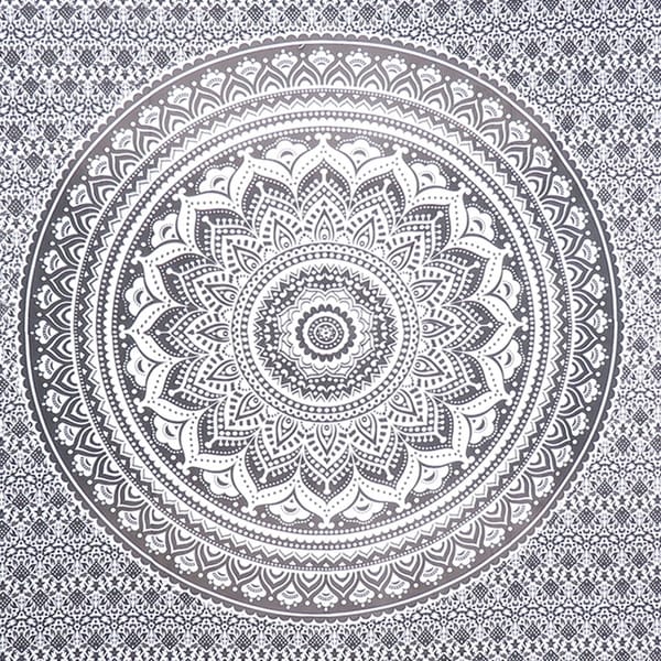 Hippie Mandala Flower Tapestry Decorative Wall Hanging Tapestry Room Bedspread
