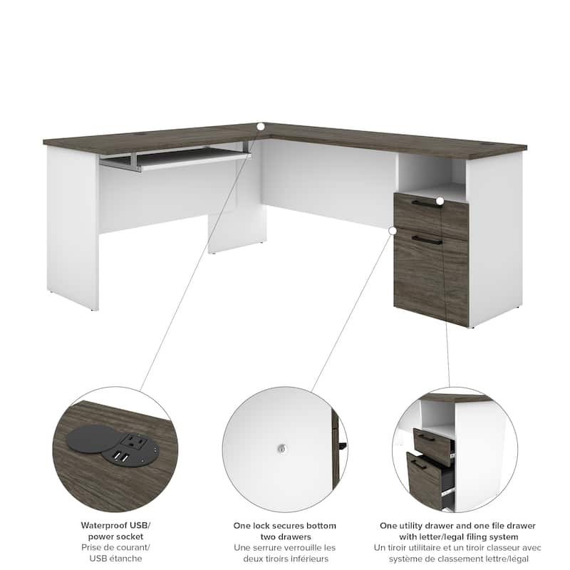 Bestar Norma U-shaped Desk