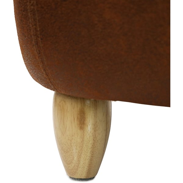 Taylor Olive Brown Cow Ottoman N A Overstock 30396110
