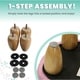 preview thumbnail 5 of 9, Critter Sitters 15" Seat Height Animal Shape Ottoman Furniture for Nursery, Bedroom, Playroom & Living Room Decor (Pink Pig)